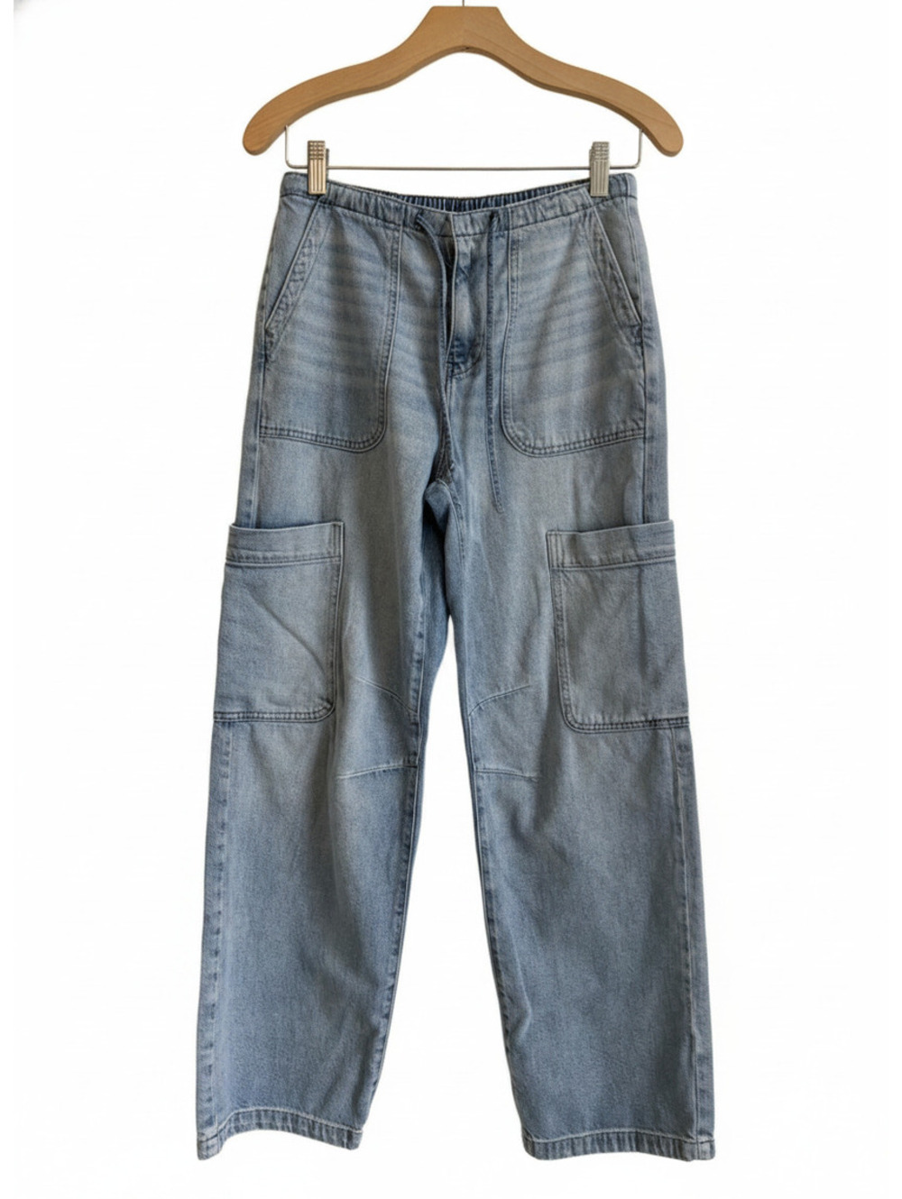 Arizona Jeans Co. Baggy Cargo Utility Jeans Women's size 0 Streetwear Skater